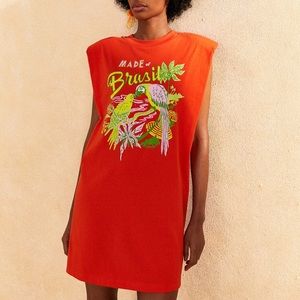 SOLD Farm Rio Made of Brasil shirt dress NWT